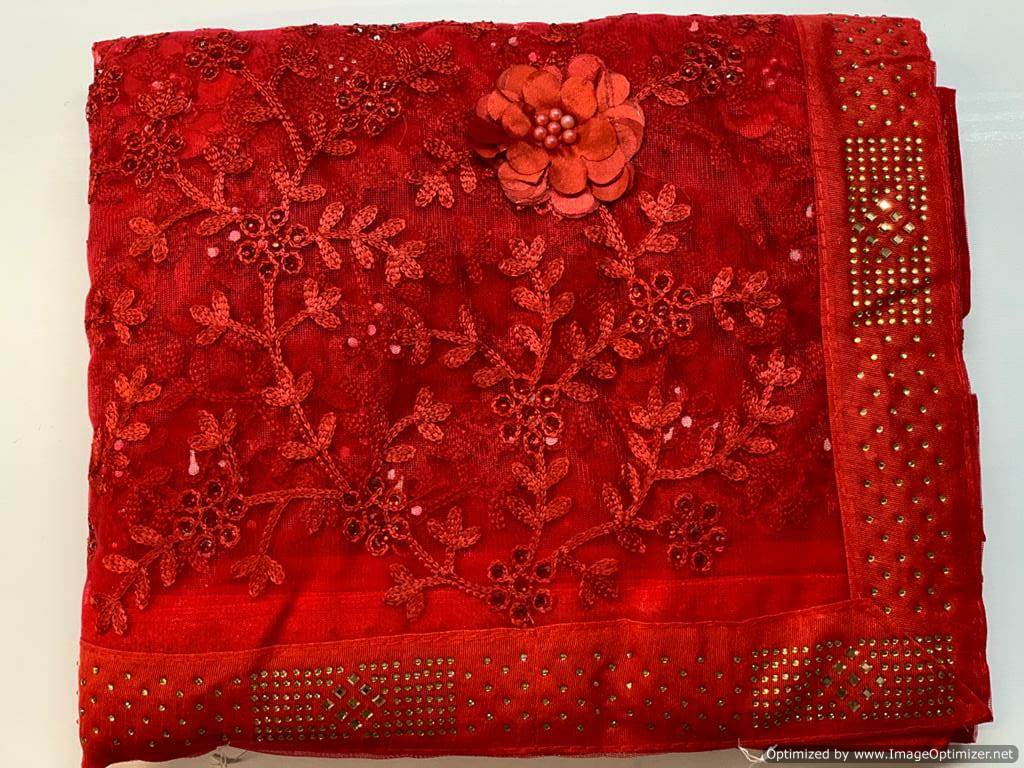 DF 4025 Soft Net Party Wear Rich Look Saree